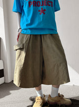 Hotstern Sun Embroidered Cotton Bermuda Shorts 3color
