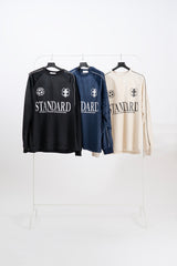 ダイスタンドベルベット長袖Tシャツ