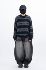 Kera Hairy Stripe Knit