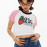 21C FROG Raglan Crop T-shirt [2Color]