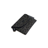 Simple Card wallet _Leopard Dark
