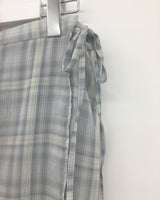トゥルーチェックシフォンスカート (1color)