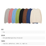 LMN エリートオーバーサイズフィットアンゴラモヘアニットウェア (6 colors)