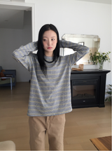 クレイル ルーズフィット ダンガラ ロングスリーブティー (3c)