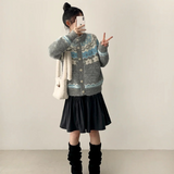 Lua Corduroy Banding Mini Skirt