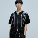 navajo ブークレニットカーディガン black