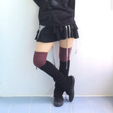 Duo Mood knee-socks