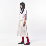 MANS クロップピケポロシャツ WHITE