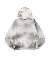  Crusades hood zip _ Dirty White 