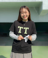 [Pouch SET] TT S2 ロゴショートスリーブTシャツ_ブラック (4 SIZE)