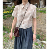 Mushroom check shirt