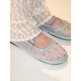 Bliss 0025. Stud Mesh Flat - 3colors