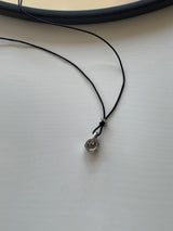 LMN センヌレザーボルトタイプネックレス (black)