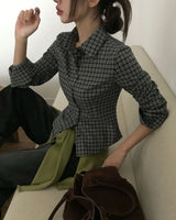 [ORIGINAL] Trick Slim Fit Check Shirt