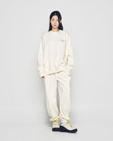 25FW BASIC LOGO NAPPING SWEATSHIRT CREAM