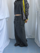 Feminine Flat Neck Long T-Shirt