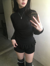 Angora Shirring Polar Tee