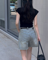Pote denim short pants