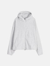 Soft hood zip-up
