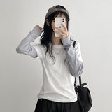 Art Stripe Layered Long Sleeve T-Shirt (5 colors)