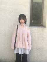 ラブNヘアマフラーニットウェア