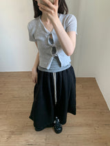 ミニツイストTシャツ (4color)