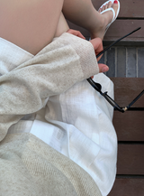 Rear Cooling Linen Round Knit / 4 colors