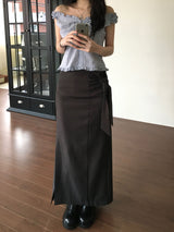 Flue Stripe Blouse (2 colors)