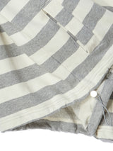 STRIPE COLLAR JACKET GREY