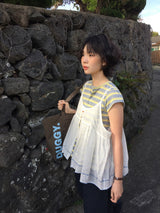 フォア ストライプド シャーリング Tシャツ (2color)
