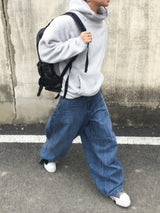 バーネット ダブルピンタックバルーンデニムパンツ 2C