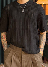 メンズブークレラウンドニット 9カラー