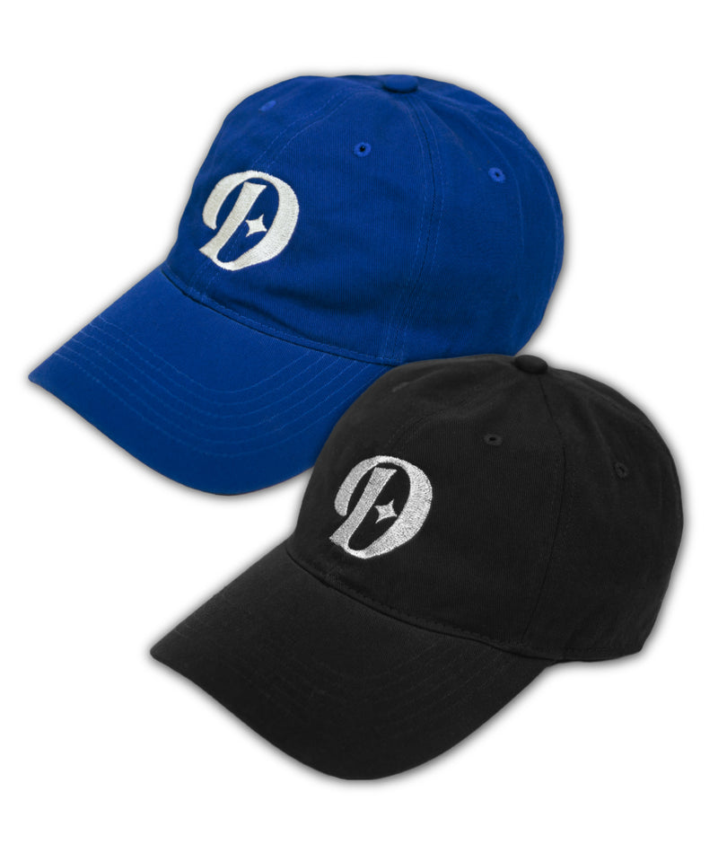 D LOGO BALL-CAP_BLUE