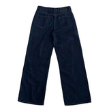 Penny Red Stitch Raw Wide Denim Pants