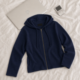 Slim Fit Ribbed Hoodie Zip-up, Daily Slim Hoodie Zip-up (3 colors)