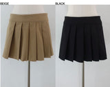 LIST PLEATS MINI SKIRT (3COLORS!)