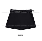 Teti Slit Layered Skirt-Pants