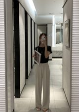 [Lè made] Lè made サマーリネンワイドスラックス / 3 colors