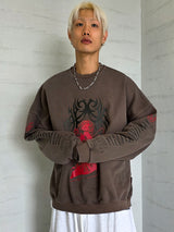 VENTIQUE Pigment Glamour Sweatshirt 2color