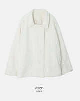 #Snow Boucle Double Half Coat