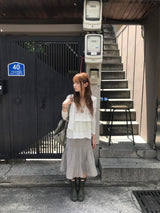 momo flower layered sleeve