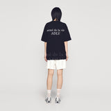 24FW ブラッシングティースガールベビーフェイス半袖Tシャツ (OVERSEAS EXCLUSIVE) ブラック