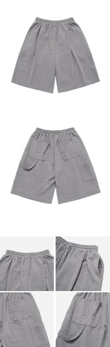 24FW カーペンターズリーショートパンツ メランジ