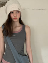 [ORIGINAL] Cain Layered Ribbed Sleeveless