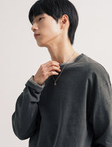26SS★ ボーイ クロップ ピグメント ロングスリーブ Tシャツ