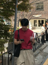 Soft short-sleeved T-shirt