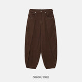 Orbit Snap Balloon Cotton Pants (3 Colors)