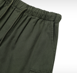 Liu Washing Cargo Banding Shorts