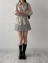 [Bustier SET] Artique Tencel Seethrough Blouse
