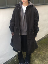 2wayコージーテクスチャーニットフード